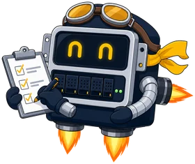 Dex ticking boxes on a clipboard